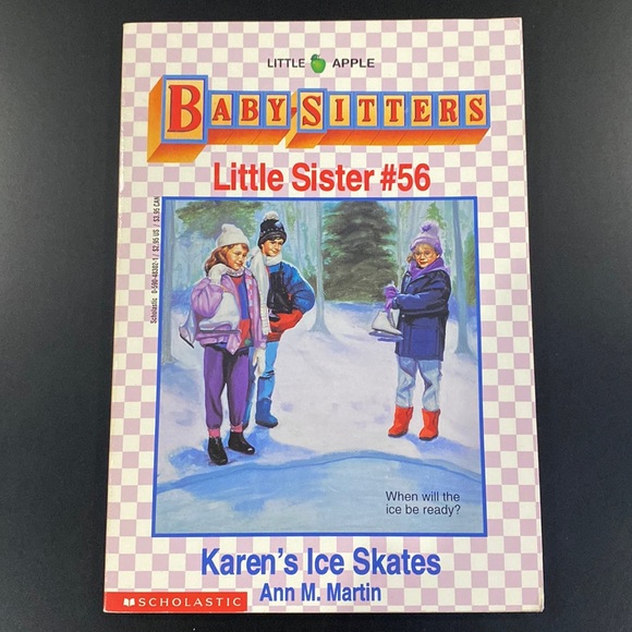 Baby-Sitters Little Sister #56: Karen’s Ice Skates by Ann M. Martin - Novel - Picture 1 of 4
